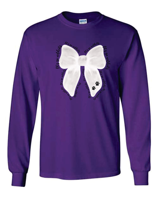 Gildan Ultra Cotton Long Sleeve Bow